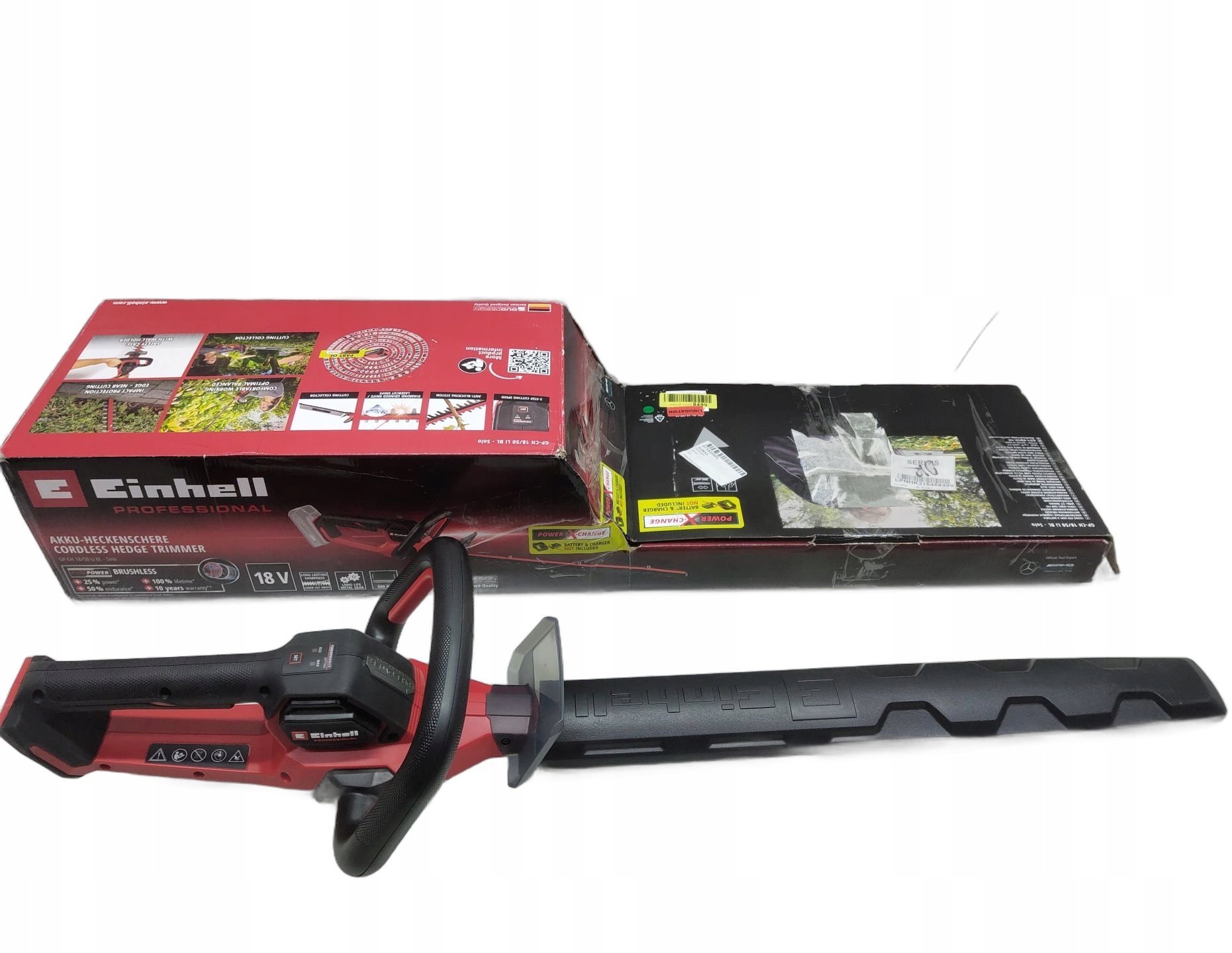 Einhell cordless hedge trimmer GP-CH 18/50 Li BL-Solo