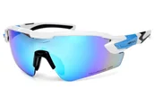 Okulary sportowe - Biało niebieskie okulary sportowe ARCTICA S-316B przeciwsłoneczne - miniaturka - grafika 1