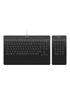3Dconnexion Keyboard Pro with Numpad nordycki 3DX-700094 - Klawiatury - miniaturka - grafika 1