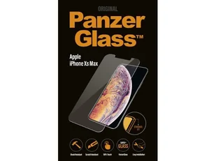 PanzerGlass Clear Szkło hartowane 9H na Apple iPhone XS Max BEZBARWNY SZKŁO 71824 - Szkła hartowane na telefon - miniaturka - grafika 1