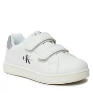 Buty dla chłopców - Sneakersy Calvin Klein Jeans V1X9-80853-1355X S White/Grey 092 - miniaturka - grafika 1