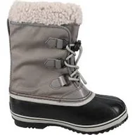 Śniegowce damskie - SOREL CIEPŁE ŚNIEGOWCE Z FUTERKIEM W SZARYM KOLORZE 33 J0A - miniaturka - grafika 1