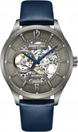 Zegarki męskie - Zegarek męski KENNETH COLE KCWGE2232502 granatowy klasyczny skeleton - miniaturka - grafika 1