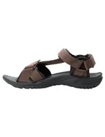 Sandały męskie - Jack Wolfskin Lakewood Ride M sandały męskie, Tabacco, 40.5 EU - miniaturka - grafika 1