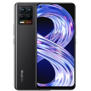 Realme 8 6GB/128GB Dual Sim Czarny - Telefony komórkowe - miniaturka - grafika 1