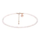 Naszyjniki - Choker z pereł naturalnych z różowego złota - miniaturka - grafika 1