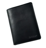 Portfele - BARTEX 1012M-ID skórzany portfel męski * czarny * RFID Travel 1012M-ID - miniaturka - grafika 1