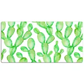 Podkładki na biurko - Podkładka na całe biurko Pastelowe kaktusy 120x60 cm - miniaturka - grafika 1