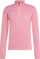 Bluzy męskie - Adidas Bluza męska adidas Entrada 22 Training Top różowa HC5048 XL - miniaturka - grafika 1