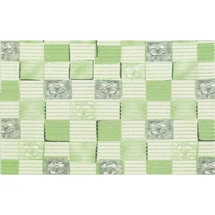 Multidecor Multidecor Mata Premium zielona kratka 45 x 65 cm - Maty antypoślizgowe - miniaturka - grafika 1