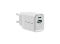 Ładowarki do telefonów - Conceptronic ALTHEA19W33 ładowarka do urządzeń przenośnych Uniwersalne Biały Prąd przemienny Szybkie ładowanie Wewnętrzna - miniaturka - grafika 1