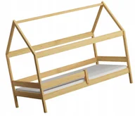 Łóżka dla dzieci i młodzieży - Łóżko Dla Dziecka 180x90 Domek ==== Drewno Sosnowe - miniaturka - grafika 1