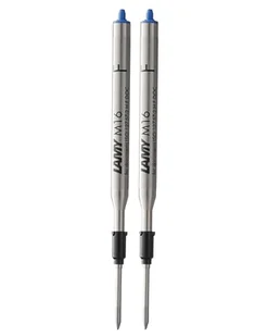 LAMY M 16 wkład 801 – wkład do długopisu z metalu w kolorze niebieskim – szerokość kreski B - Wkłady do długopisów - miniaturka - grafika 1
