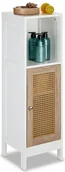 Szafki łazienkowe - relaxdays Szafka łazienkowa z rattanowymi drzwiami - miniaturka - grafika 1