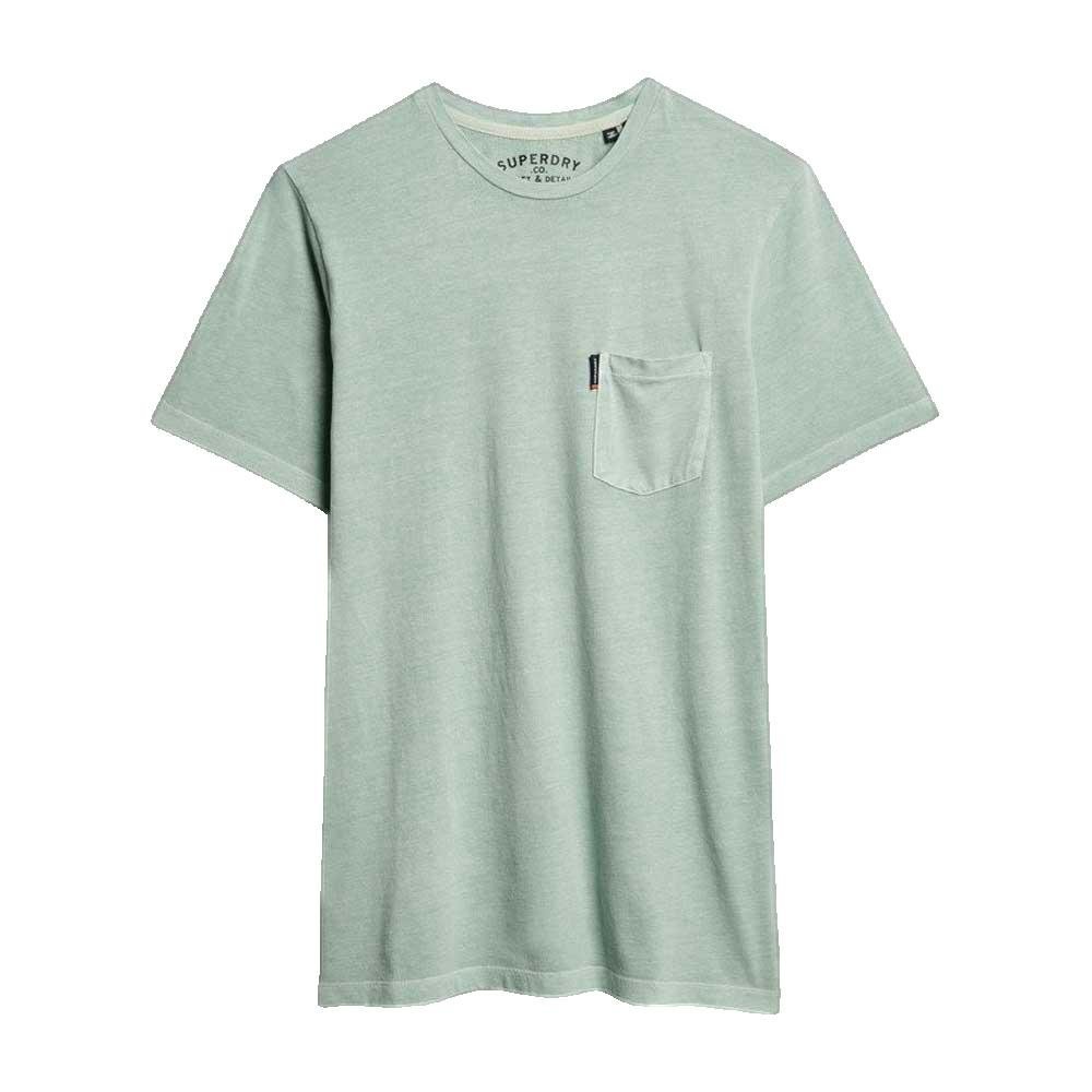 Superdry Klasyczny Podstawowy T-shirt z Kieszenią