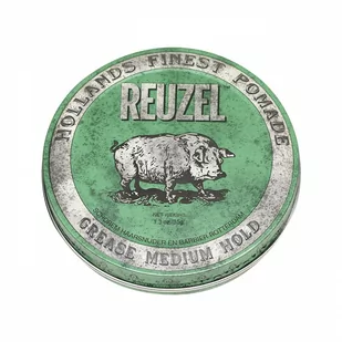 Reuzel Reuzel Green Grease Medium Hold | Średnio utrwalająca pomada do włosów 35g - Pomada do włosów - miniaturka - grafika 1