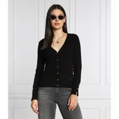 Swetry damskie - GUESS Kardigan ZENA | Regular Fit - miniaturka - grafika 1