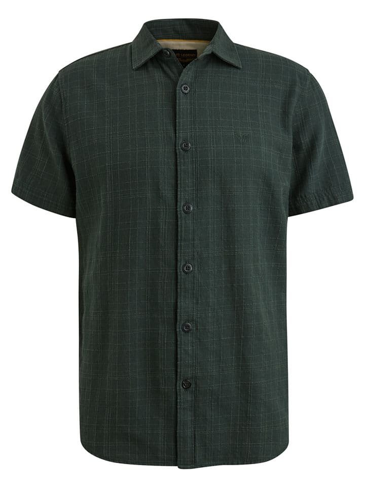 PME Legend Koszula - Regular fit - w kolorze ciemnozielonym