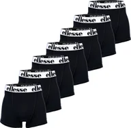 Majtki męskie - ellesse Bokserki męskie, 7 pack - Yema 7 Pack Bokserki, Logo, Bawełna Stretch Czarny/Biały 2XL - miniaturka - grafika 1