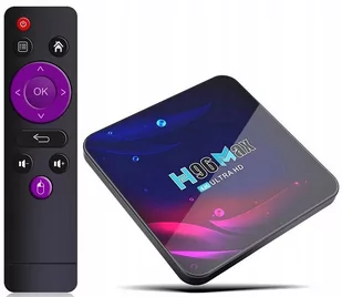Smart Tv Box H96 Max Ultra Hd 4K 4 64Gb Android 11 - Odtwarzacze i nagrywarki DVD - miniaturka - grafika 1