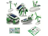Zabawki interaktywne dla dzieci - Robot Solarny Kits 6W1 Zestaw Solar Edukacyjny - miniaturka - grafika 1