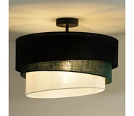 Lampy sufitowe - Duolla - Żyrandol natynkowy TRIO 1xE27/15W/230V śr. 45 cm czarny/zielony/biały - miniaturka - grafika 1