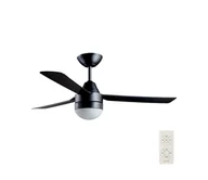 Wentylatory sufitowe - BAYSIDE 531018 - Wentylator sufitowy MEGARA 2×E14/15W/230V brązowy + pilot - miniaturka - grafika 1