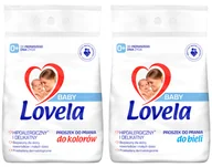 Środki do prania - Lovela Baby, Zestaw Proszek dla Dzieci do Prania Białego i Kolor 54pr 5,4kg - miniaturka - grafika 1