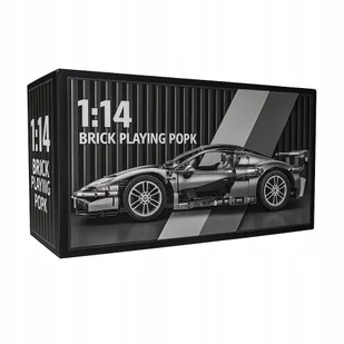 Klocki do Składania Szary Lamborghini z Klocków 1314el TECHNIC auto - Klocki - miniaturka - grafika 1