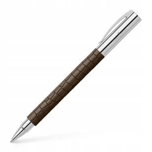 Faber Castell Pióro kulkowe Ambition 3D Croco brązowe 146056 - Pióra kulkowe - miniaturka - grafika 1