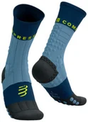 Skarpetki i podkolanówki sportowe - COMPRESSPORT Pro Racing Socks Compressport PRS Winter Trail DENIM/POSEIDON - miniaturka - grafika 1