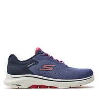 Sneakersy damskie - Sneakersy Skechers Go Walk 7-Cosmic Waves 125215/NVCL Granatowy - miniaturka - grafika 1
