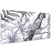 Podkładki na biurko - Duża podkładka na biurko Szkicowana papuga 100x50cm, Dywanomat - miniaturka - grafika 1