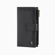 Portfele - Portfel Damski Skórzany Duży Na Karty RFID PUCCINI Czarny MU1501-1 - miniaturka - grafika 1