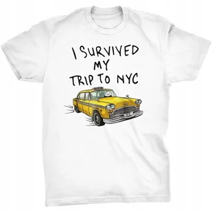 Koszulka I Survived My Trip To NYC Spiderman - Koszulki męskie - miniaturka - grafika 1