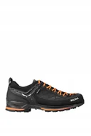 Buty trekkingowe męskie - Buty trekkingowe niskie męskie lekkie Salewa Mtn trainer 2 gtx-black 46,5 - miniaturka - grafika 1