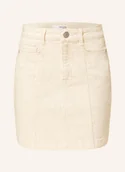Spódnice - Selected Femme Spódnica Jeansowa beige - miniaturka - grafika 1