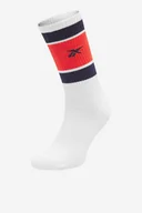 Skarpetki męskie - REEBOK CL BASKETBALL SOCK HF8408 BIAŁY - miniaturka - grafika 1