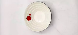Salaterka Toskania Z Porcelany New Bone Fi17,5 Cm Wz.1 Tomato - Miski i półmiski - miniaturka - grafika 1