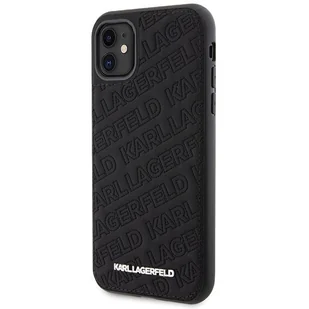 Etui Karl Lagerfeld KLHCN61PQKPMK Apple iPhone XR / 11 hardcase Quilted K Pattern czarny/black - Etui i futerały do telefonów - miniaturka - grafika 3