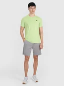 Spodenki męskie - 4F Spodenki treningowe szybkoschnące męskie - szare M - miniaturka - grafika 1