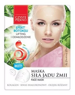 Estetica GROUP CZYSTE PIĘKNO MASKA NA TWARZY Z JADEM ŻMIJI NA TWARZ - Maseczki do twarzy - miniaturka - grafika 1