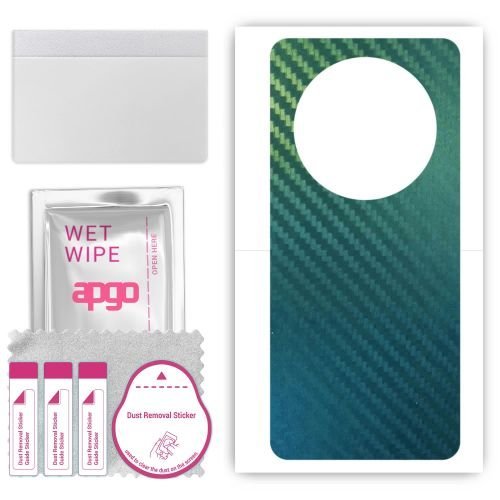 folia naklejka skórka strukturalna na TYŁ do Honor X9b - Carbon Kameleon CAKA1 - apgo SKINS