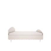 Szafy i szafki dla dzieci - Łóżko retro białe babushka 120x200 cm dla nastolatki - miniaturka - grafika 1