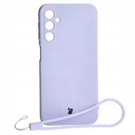 Etui i futerały do telefonów - Bizon Etui Case Silicone do Samsung Galaxy A24 4G, jasnofioletowe - miniaturka - grafika 1