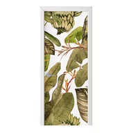 Naklejki na ścianę - Naklejka na drzwi HOMEPRINT Drzewo bananowe 95x205 cm - miniaturka - grafika 1