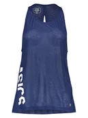 Koszulki sportowe damskie - asics Top sportowy w kolorze granatowym - miniaturka - grafika 1