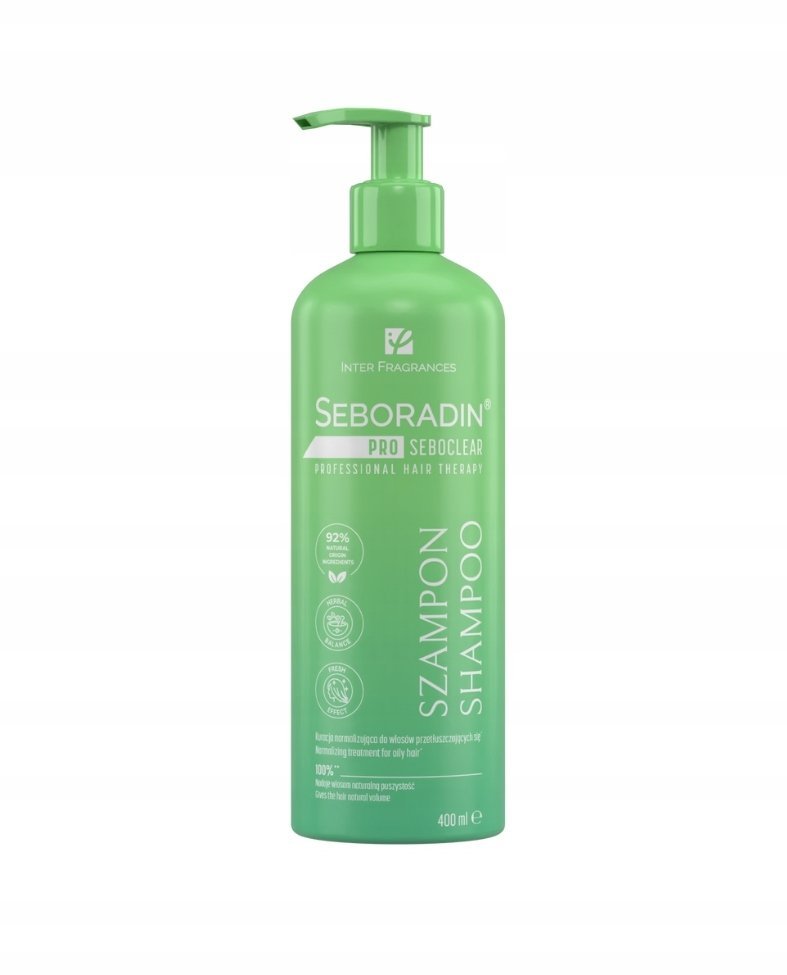 Eurobio Lab SEBORADIN_Pro Seboclear szampon do włosów 400ml
