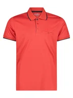 Koszulki sportowe męskie - CMP Funkcyjna koszulka polo w kolorze czerwonym - miniaturka - grafika 1