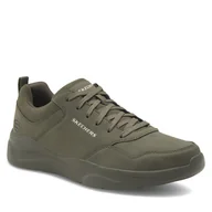 Sneakersy męskie - Sneakersy Skechers Libration 8790157 OLV Zielony - miniaturka - grafika 1